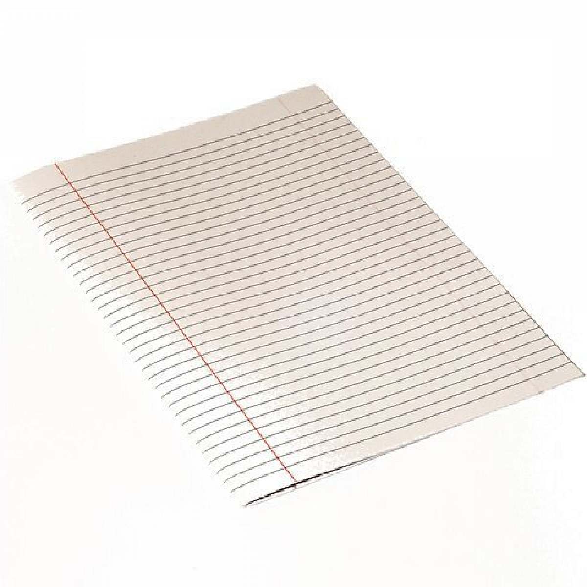 RHINO A4 Folio Paper 20 Leaf 8mm Lined with Margin… Rhino Stationery