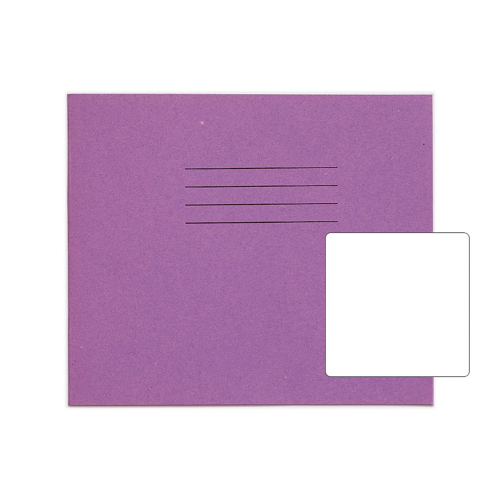 138x165 Exercise Book 24 Page Purple Plain Product 0 VEX032 130 0 LR