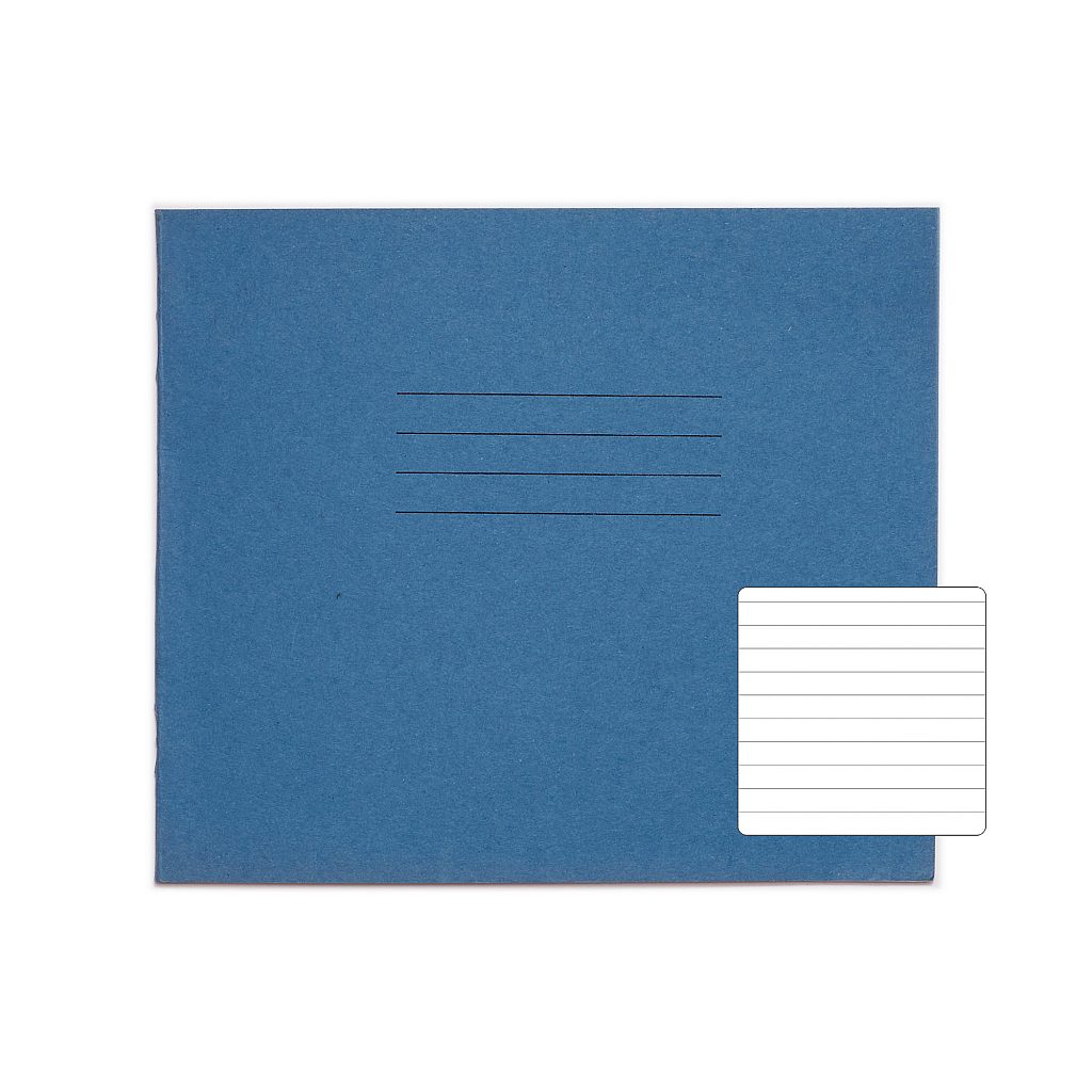 138x165 Exercise Book 24 Pg Lt Blue 8mm Lined Product 0 VEX032 169 LR
