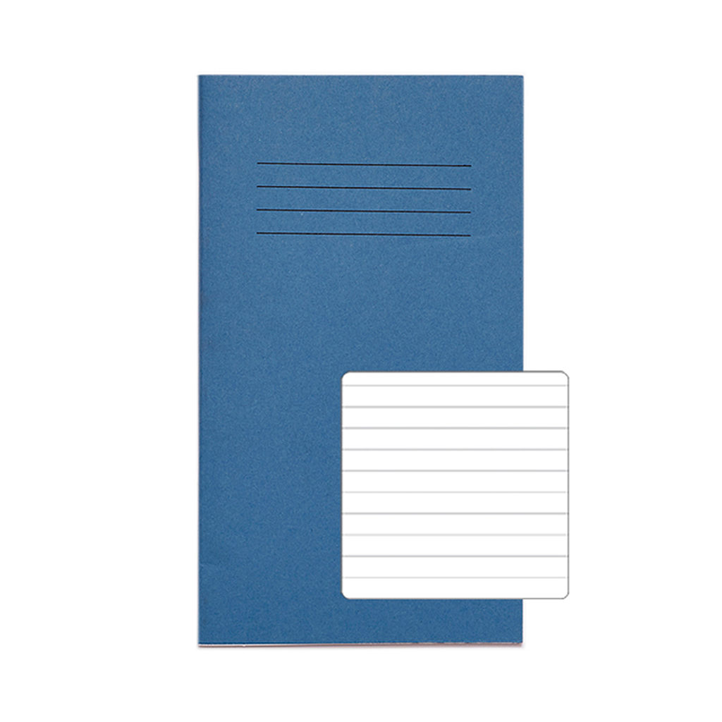 200x120 Exercise Book 64 Page Lt Blue 8mm Lined Product 0 VAB005 2 LR