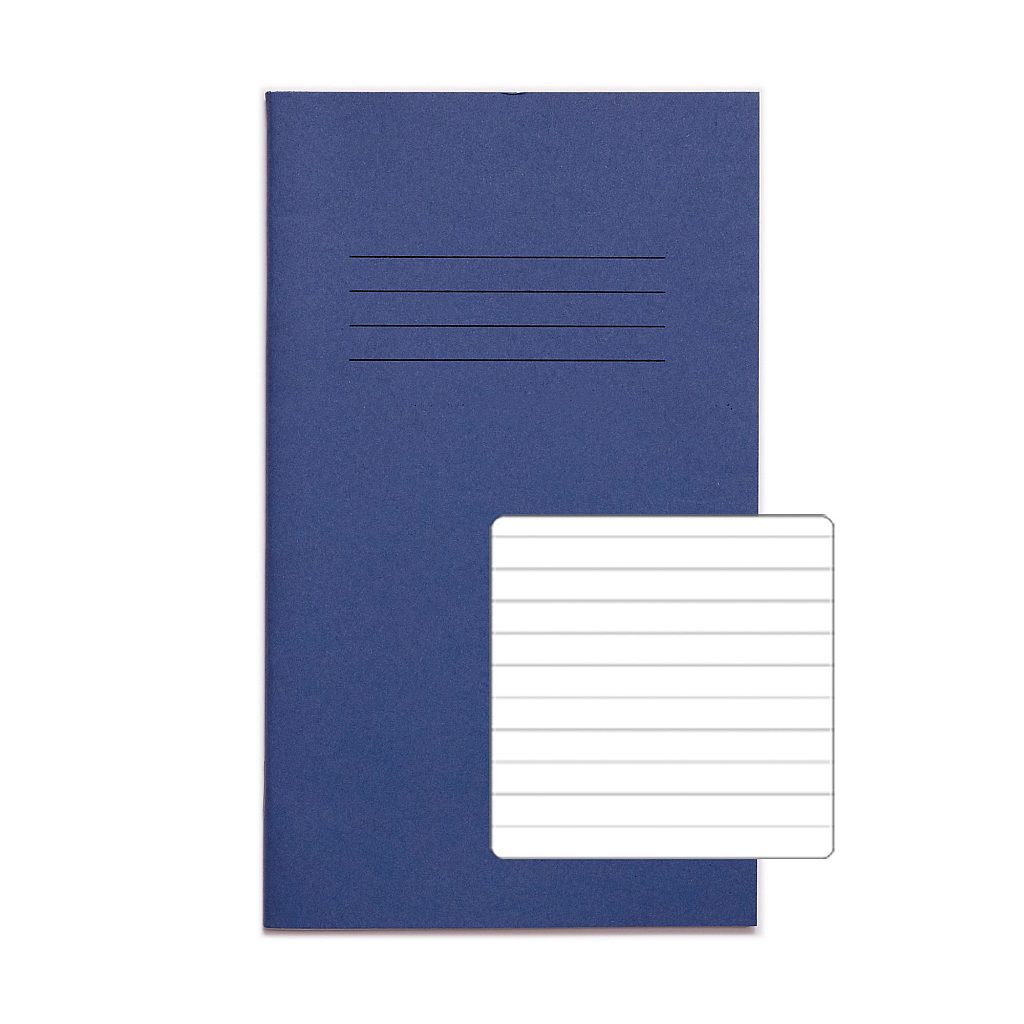 200x120 Exercise Book 80 Page Dk Blue 8mm Lined Product 0 VNB022 17 4 LR