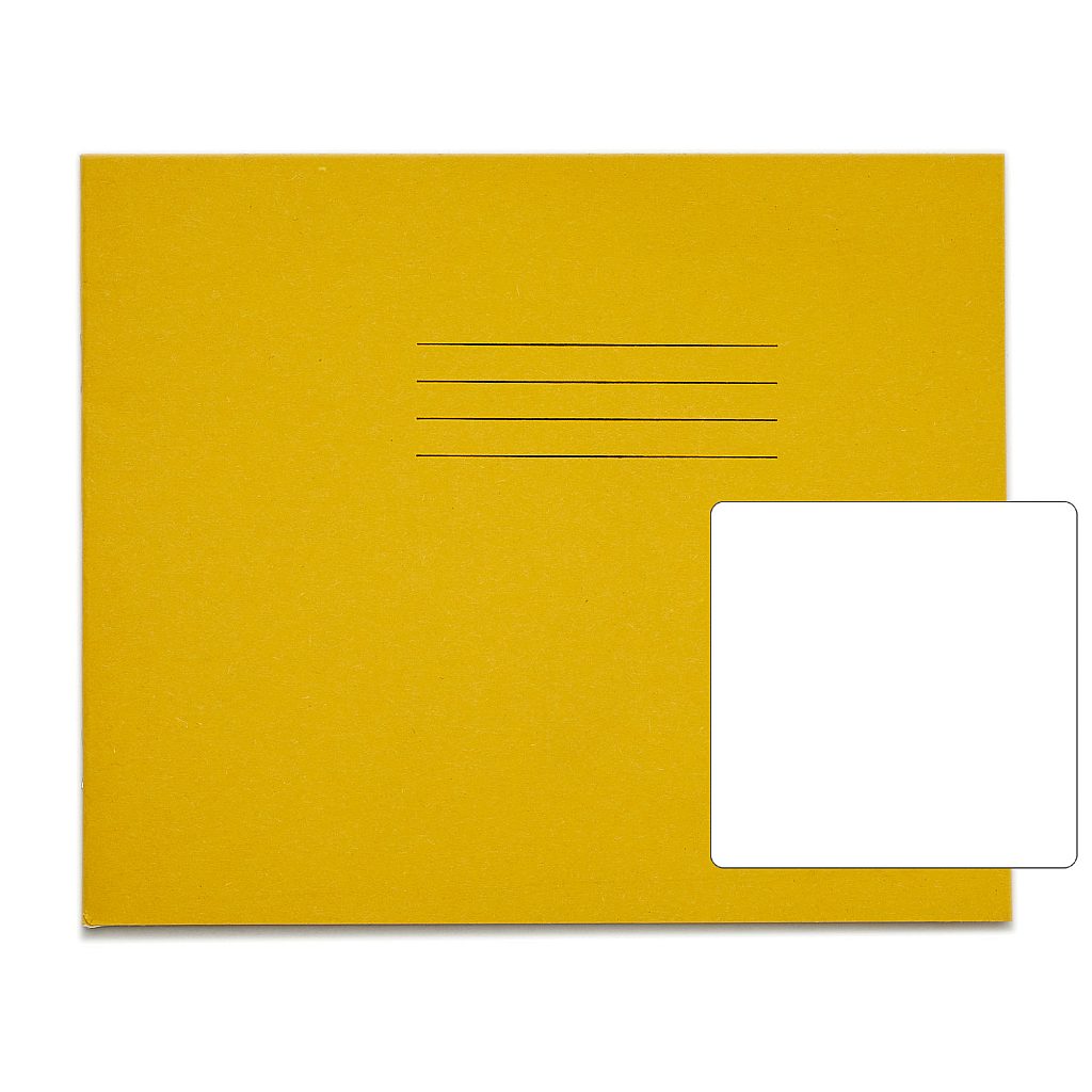 6 5x8 Exercise Book 40 Page Yellow Plain Product 0 VAA004 LR