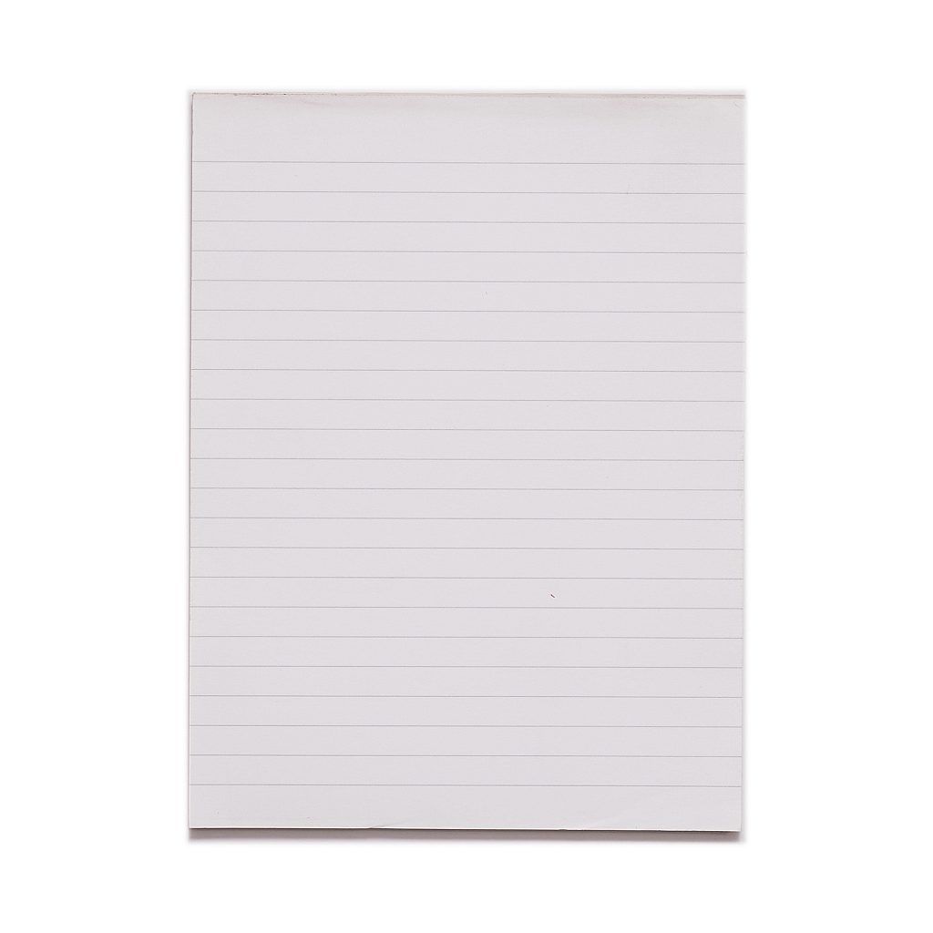 8 x 6 5 Memo Pad 80 Leaf 8mm Lined Product 1 ES5 F 0 LR