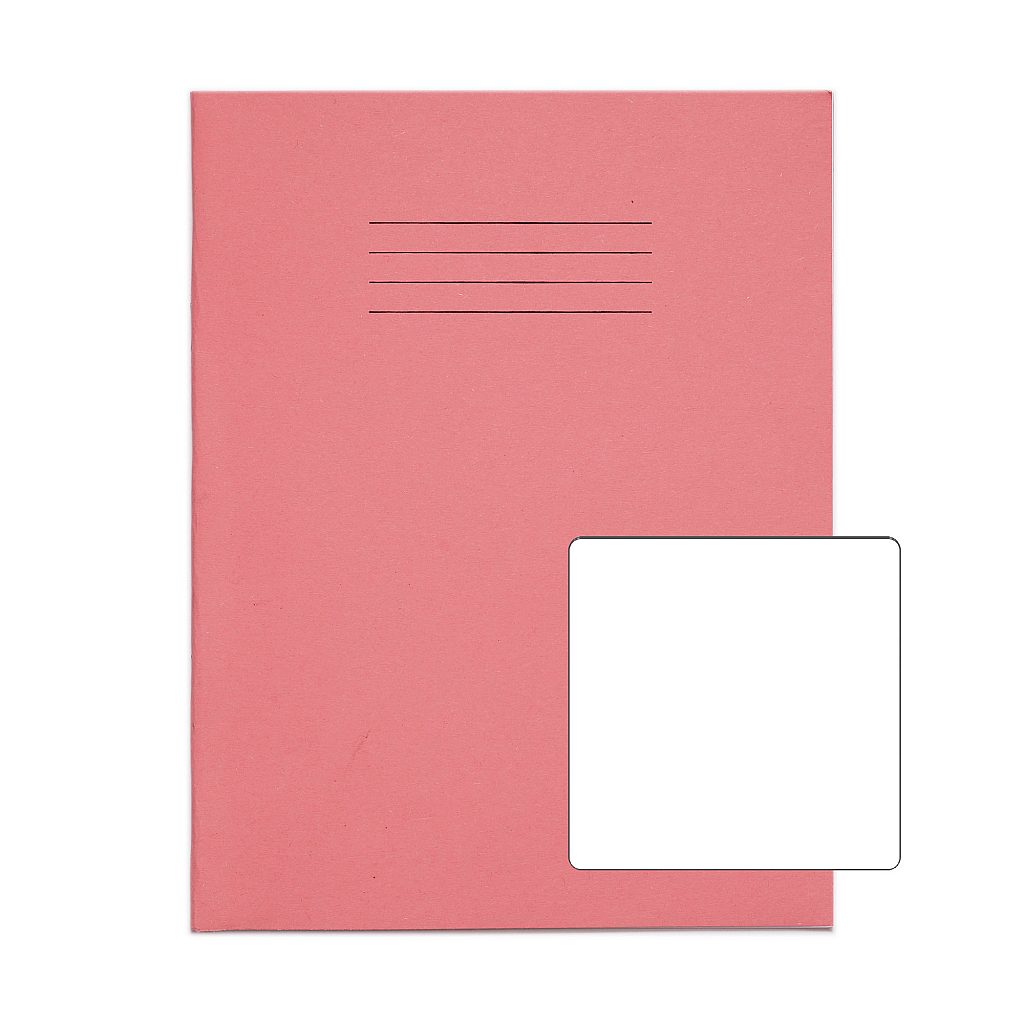 9x7 A5 Exercise Book 48 Page Pink Plain Product 0 VEX352 21 2 LR