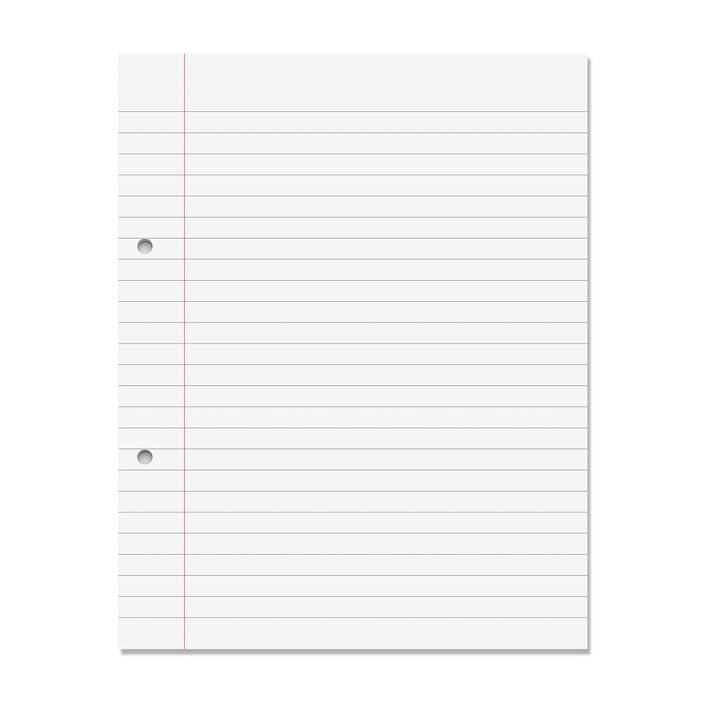 9x7 A5 Punched Exercise Paper 500 Leaf 8mm Lined with Margin Product 1 VLL040 40 2 LR