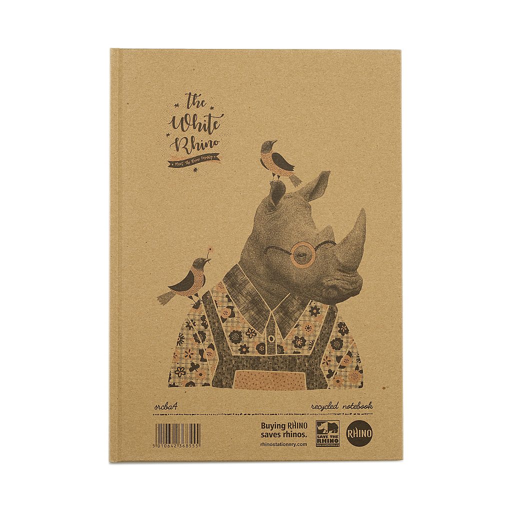 A4 Recycled Casebound Book 160 Page 8mm Lined Product 1 SRCBA4 0 LR