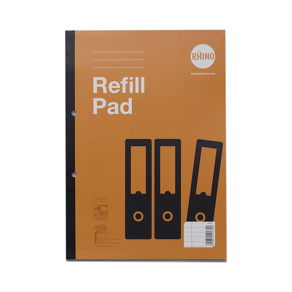 A4 Refill Pad 80 Leaf 6mm Lined Margin Product 1 SANM 6 LR