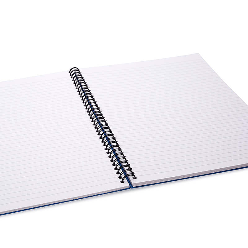 RHINO A5 Hardback Notebook Wirebound 8mm Lined … RHINO Stationery