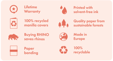 RHINO exercise books sustainability images 02 - Rhino Stationery