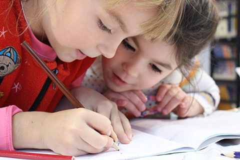 Kids girl pencil drawing 159823 - Rhino Stationery