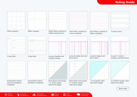 RHINO Ruling Guide 2 - Rhino Stationery